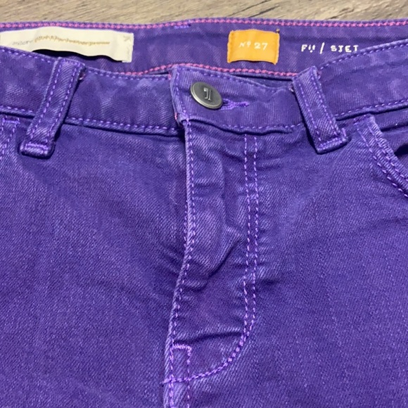 Anthropologie Pilcro Stretch Denim Shorts Sz 27 - Picture 3 of 9
